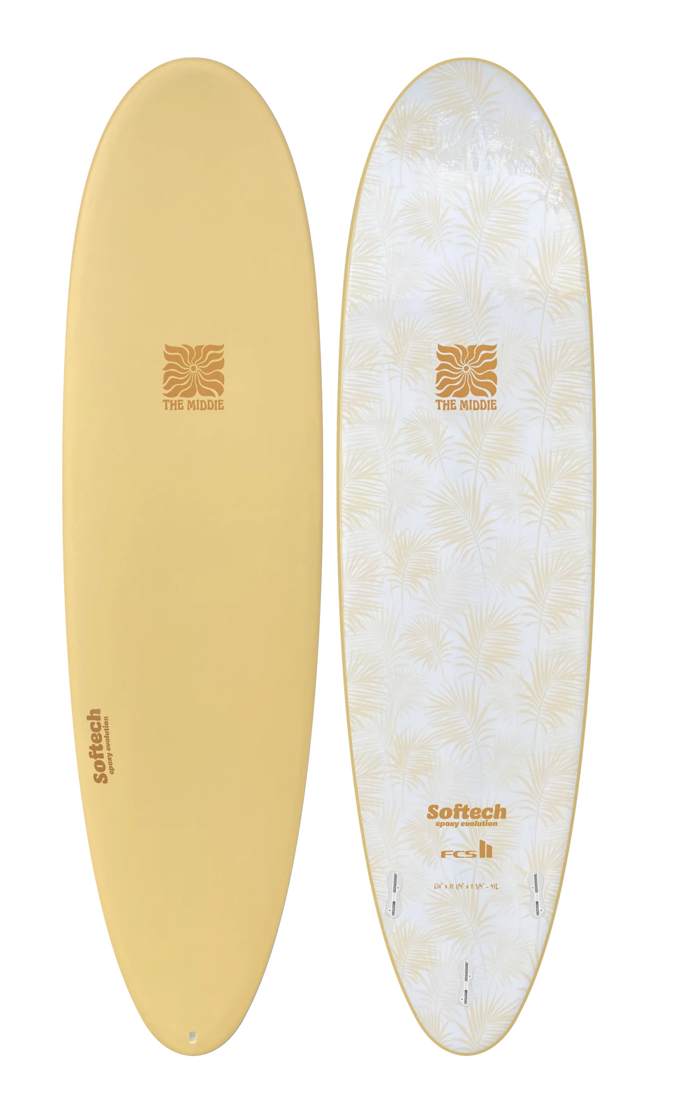 SOFTECH SOFT SURFBOARD Middie Epoxy Thruster - 6'10 2 SOFTECH SOFT SURFBOARD Middie Epoxy Thruster - 6'10