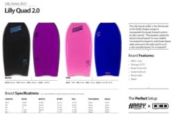 HARDY SHAPES BODYBOARDS Lilly Pollard Quad Concave NRG+ Core - 2021 Model 7 HARDY SHAPES BODYBOARDS Lilly Pollard Quad Concave NRG+ Core - 2021 Model -SurfFlex Shop 638198 1
