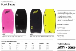 HARDY SHAPES BODYBOARDS Punk Bewg Polypro Core - 2021 Model 7 HARDY SHAPES BODYBOARDS Punk Bewg Polypro Core - 2021 Model -SurfFlex Shop 638285
