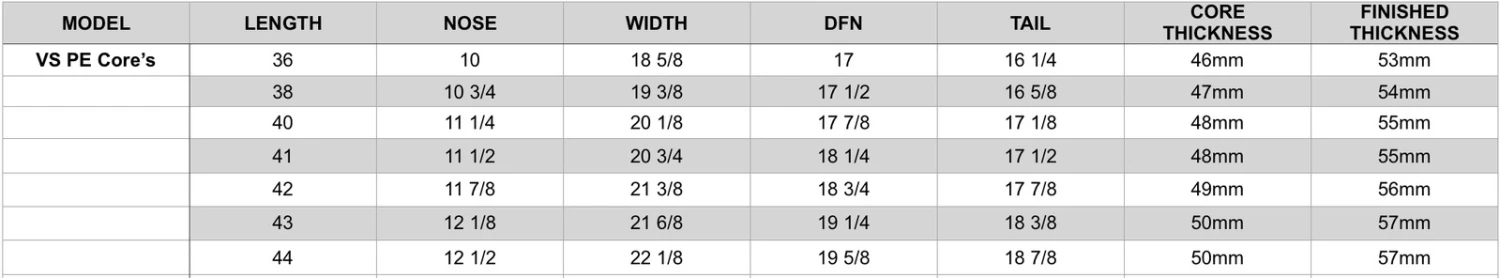 VS BODYBOARDS Flow PE Core Bodyboard - 2021/22 Model 8 VS BODYBOARDS Flow PE Core Bodyboard - 2021/22 Model - Image 6