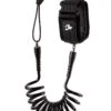 CREATURES OF LEISURE Reliance Reef Bicep Leash - Black Coil/ Black Cuff -SurfFlex Shop 639508