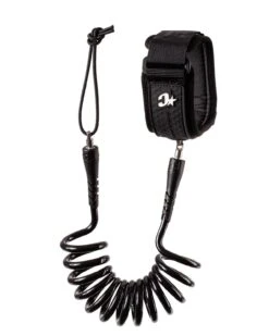 CREATURES OF LEISURE Reliance Reef Bicep Leash - Black Coil/ Black Cuff