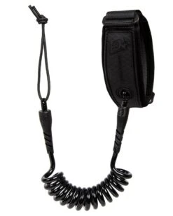 CREATURES OF LEISURE Reliance Bicep Leash - Black Coil/ Black Cuff