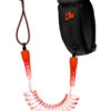 CREATURES OF LEISURE Reliance Bicep Leash - Clear Red Coil/ Black Cuff -SurfFlex Shop 639533