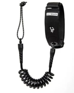 CREATURES OF LEISURE Superlite Bicep Leash - Black Coil/ Black Cuff