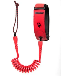 CREATURES OF LEISURE Superlite Bicep Leash - Red Coil/ Red Cuff