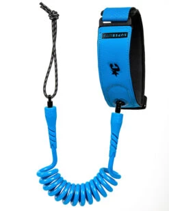 CREATURES OF LEISURE Superlite Bicep Leash - Blue Coil/ Blue Cuff
