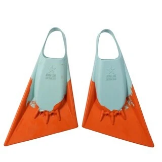 STEALTH S2 FINS - Soft Flex Turquoise// Papaya 4 STEALTH S2 FINS - Soft Flex Turquoise// Papaya - Image 2