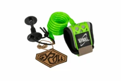 GYROLL Wrist Leash - Lime Green Coil / Cuff