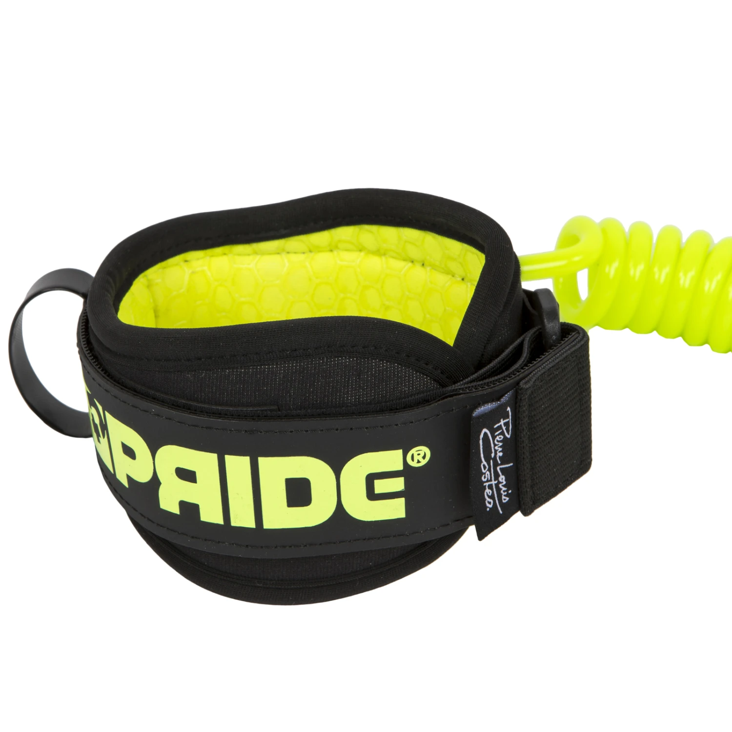 PRIDE BODYBOARDS Pierre Louis Costes PPS Bicep Leash - Flouro Yellow 4 PRIDE BODYBOARDS Pierre Louis Costes PPS Bicep Leash - Flouro Yellow - Image 2