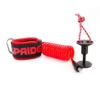 PRIDE BODYBOARDS PPS Deluxe Wrist Leash - Red -SurfFlex Shop 642610