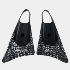 STEALTH S1 SUPREME FINS - Black/ White Pattern -SurfFlex Shop 642660 1