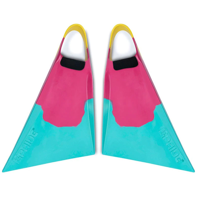 VULCAN V3 FINS - PLC Retro Model - Pink // Aqua// Yellow 4 VULCAN V3 FINS - PLC Retro Model - Pink // Aqua// Yellow - Image 2