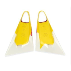 VULCAN V3 FINS - Bella Retro Model -Red // White// Yellow -SurfFlex Shop 642737 2