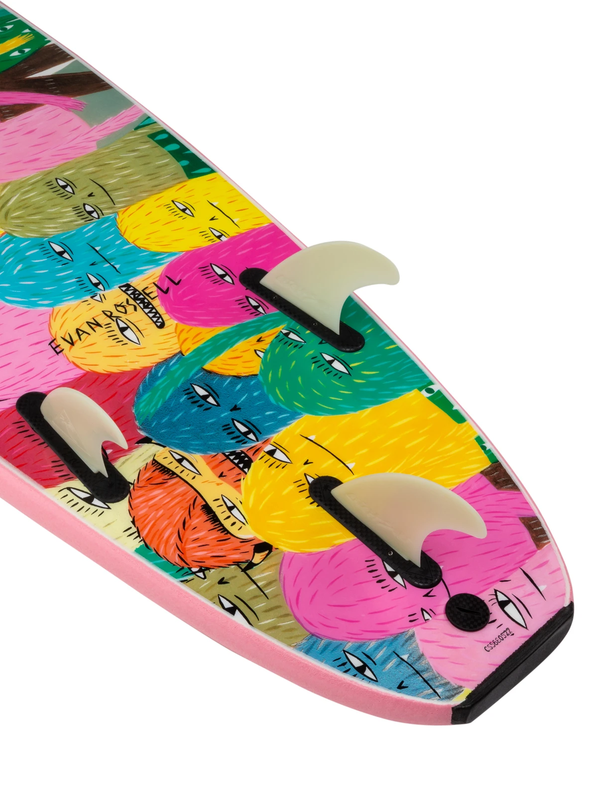 CATCH SURF Odysea Log 7'0 PRO Tri Fin Evan Rossell 2022/23 Model - Baby Pink 4 CATCH SURF Odysea Log 7'0 PRO Tri Fin Evan Rossell 2022/23 Model - Baby Pink - Image 2