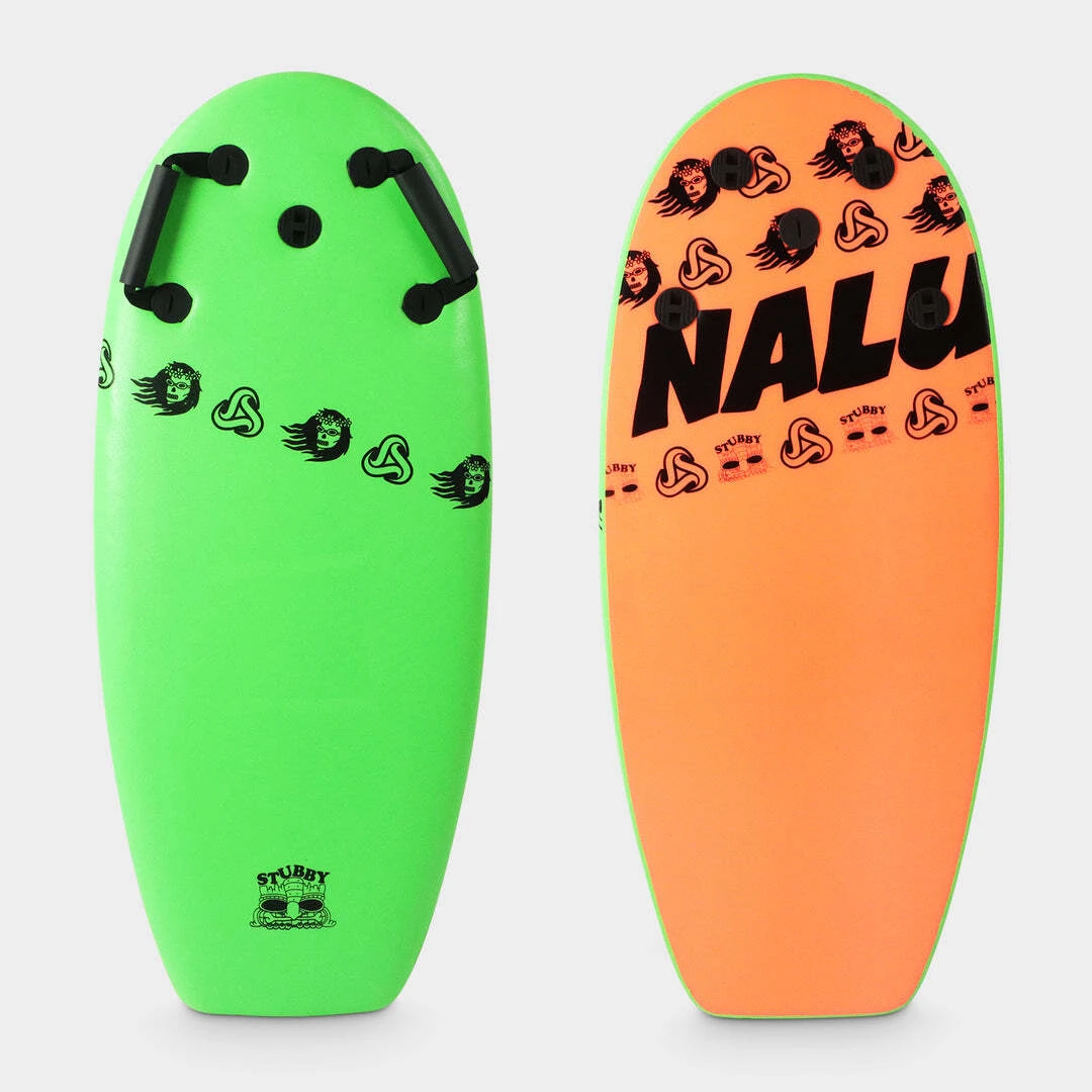 Nalu Soft Surfboards Stubby - Soft Surf Kick Board With Handles - 38" 4 Nalu Soft Surfboards Stubby - Soft Surf Kick Board With Handles - 38" - Image 2