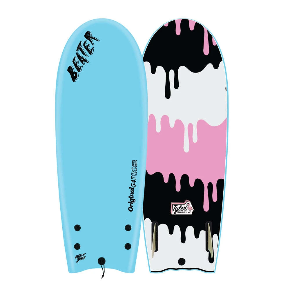 CATCH SURF Beater Twin - Original 54" Pro Tyler Stanaland 2022/23 Model - Cool Blue / White Drip Slick 3 CATCH SURF Beater Twin - Original 54" Pro Tyler Stanaland 2022/23 Model - Cool Blue / White Drip Slick