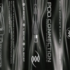 POD Connection Superior Prone Bicep Leash - Black - Large 13 POD Connection Superior Prone Bicep Leash - Black - Large -SurfFlex Shop 643970 5