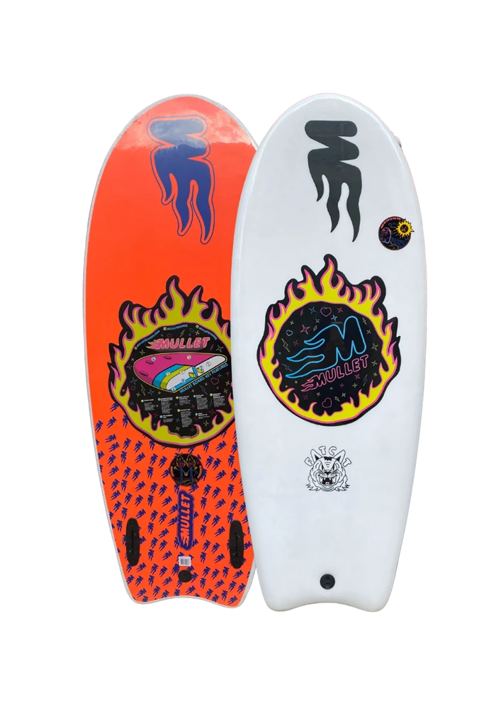 MULLET SOFT SURFBOARDS Fat Cat Model 2022 Model - 4'8 7 MULLET SOFT SURFBOARDS Fat Cat Model 2022 Model - 4'8 - Image 5