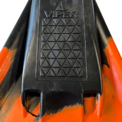 Viper Delta Icon Super Soft Bodyboard Fins - Black// Orange -SurfFlex Shop 644525 1