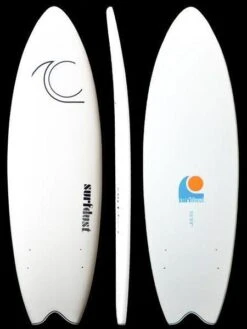SURFDUST SOFT SURFBOARD - Primo 5'8 Twin Fin Fish