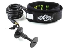 GYROLL Variable Leash Black Cuff - Black Coil