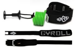GYROLL Variable Leash Black Cuff - Black Coil 9 GYROLL Variable Leash Black Cuff - Black Coil -SurfFlex Shop 8946265 3