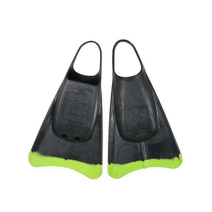 NALU FINS - Black/ Green 3 NALU FINS - Black/ Green