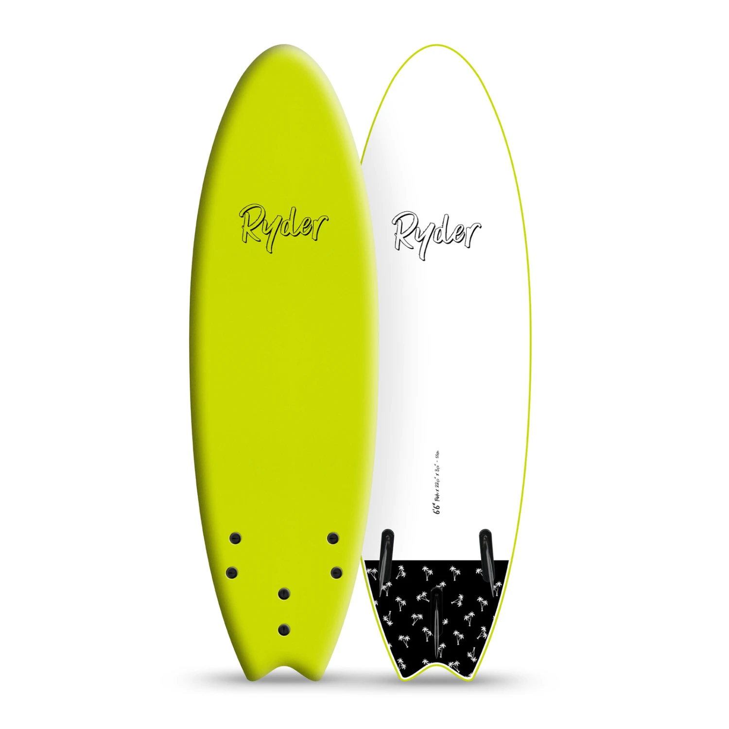 RYDER SOFT SURFBOARD - Fish Series 6'6' Thruster 4 RYDER SOFT SURFBOARD - Fish Series 6'6' Thruster - Image 2