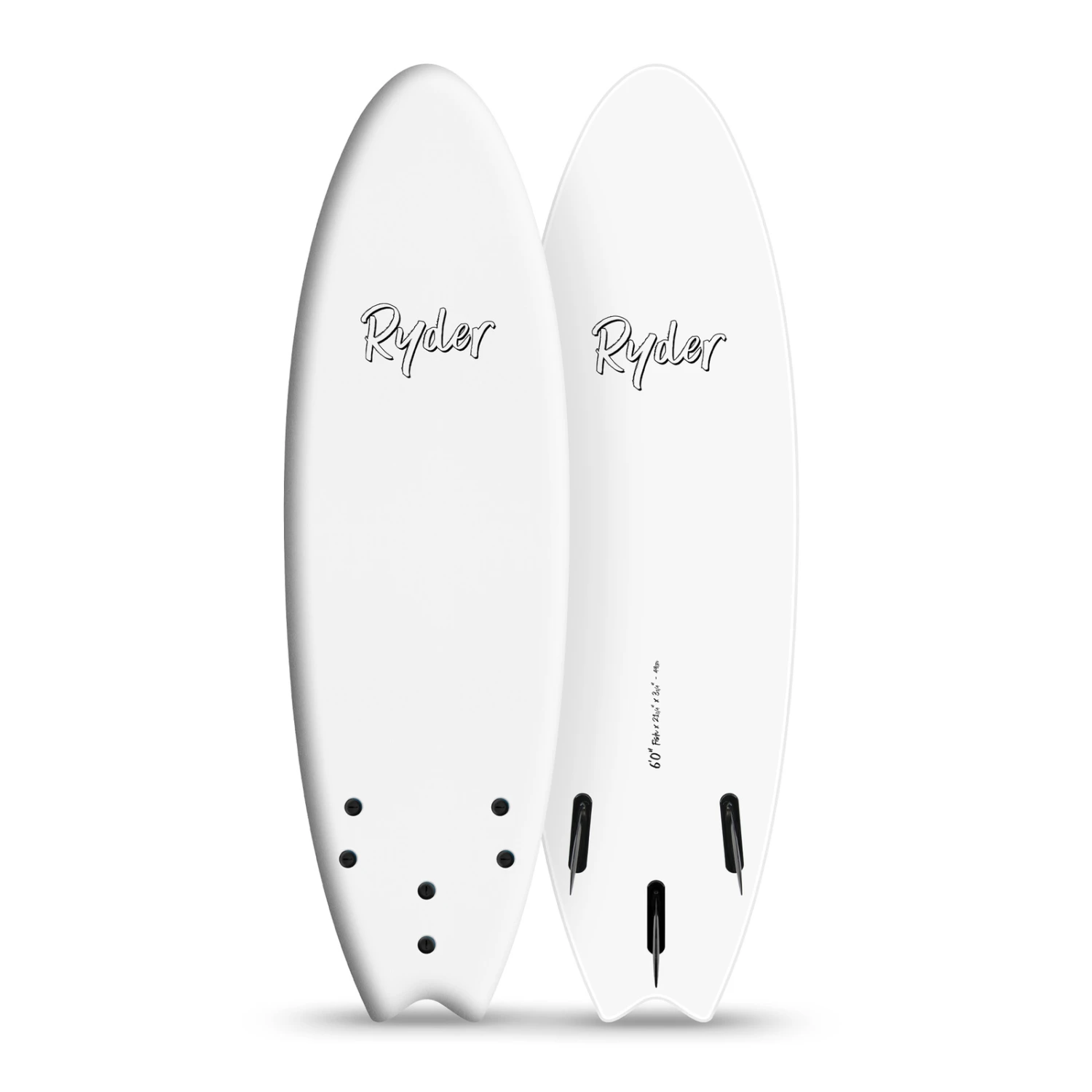 RYDER SOFT SURFBOARD - Fish Series 6'0' Thruster 3 RYDER SOFT SURFBOARD - Fish Series 6'0' Thruster