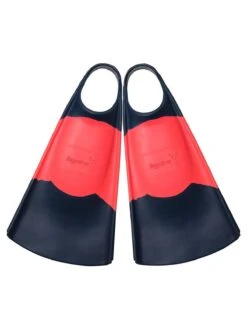 Hydro Originalz O.G. Bodyboard Fin - Navy/ Coral