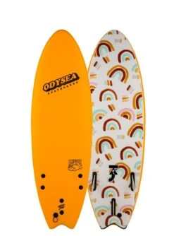 CATCH SURF Odysea - Skipper 5'6 PRO Tri Fin Taj Burrow 2021/22 Model - Pilsner
