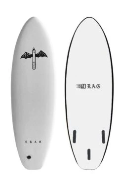 DRAG SOFTIES Dart 6'6 Thruster - Plain - 2022/23 Model -SurfFlex Shop 9456523