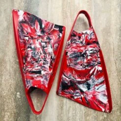 POD Fins PF3 Ocean Active - Red 10 POD Fins PF3 Ocean Active - Red -SurfFlex Shop 9459307 2