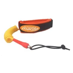 MANTA PERFORMANCE COILED BICEP LEASH - Orange/ Yellow
