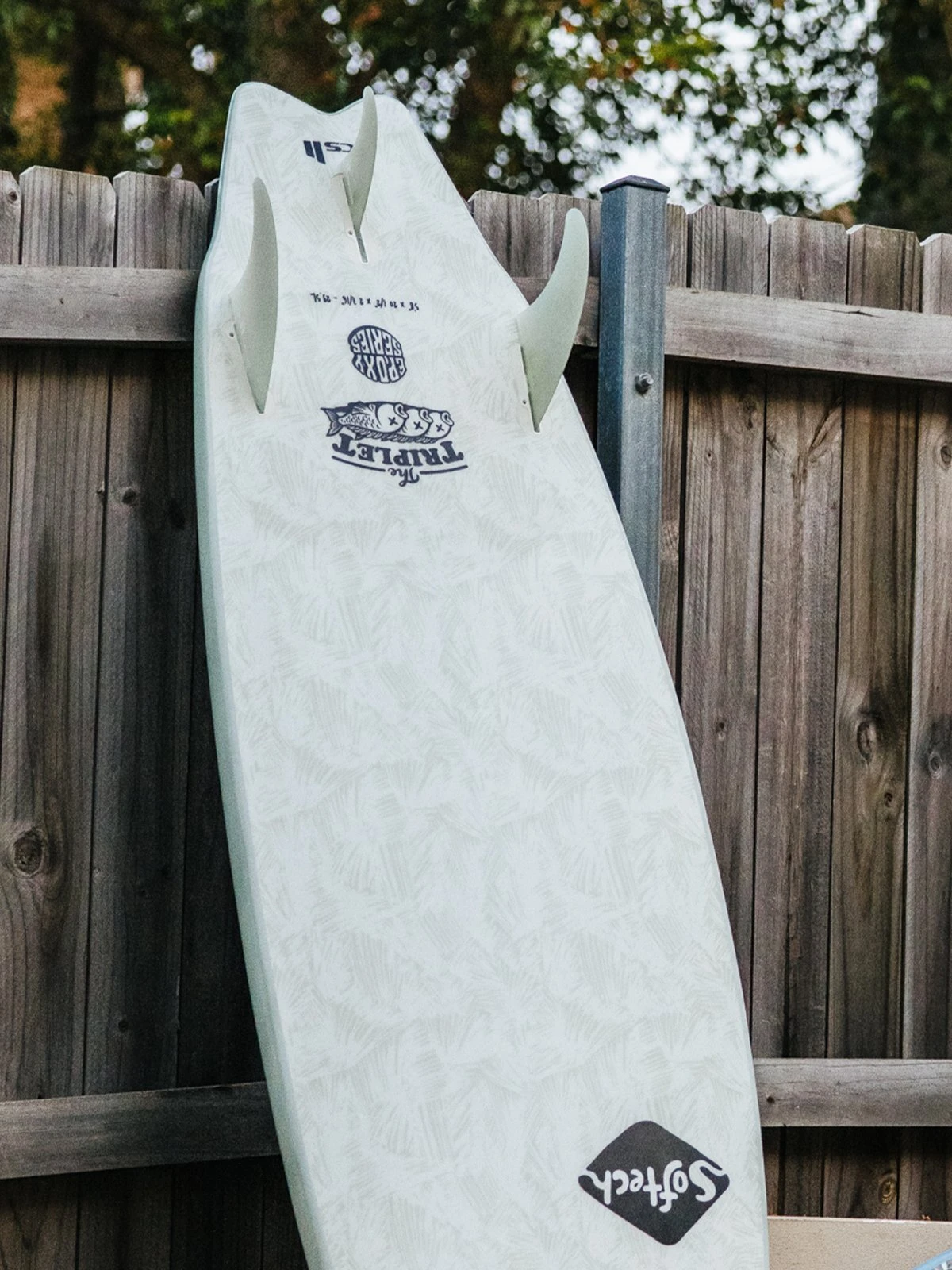 SOFTECH SOFT SURFBOARD Triplet Epoxy Thruster - 5'8 10 SOFTECH SOFT SURFBOARD Triplet Epoxy Thruster - 5'8 - Image 8