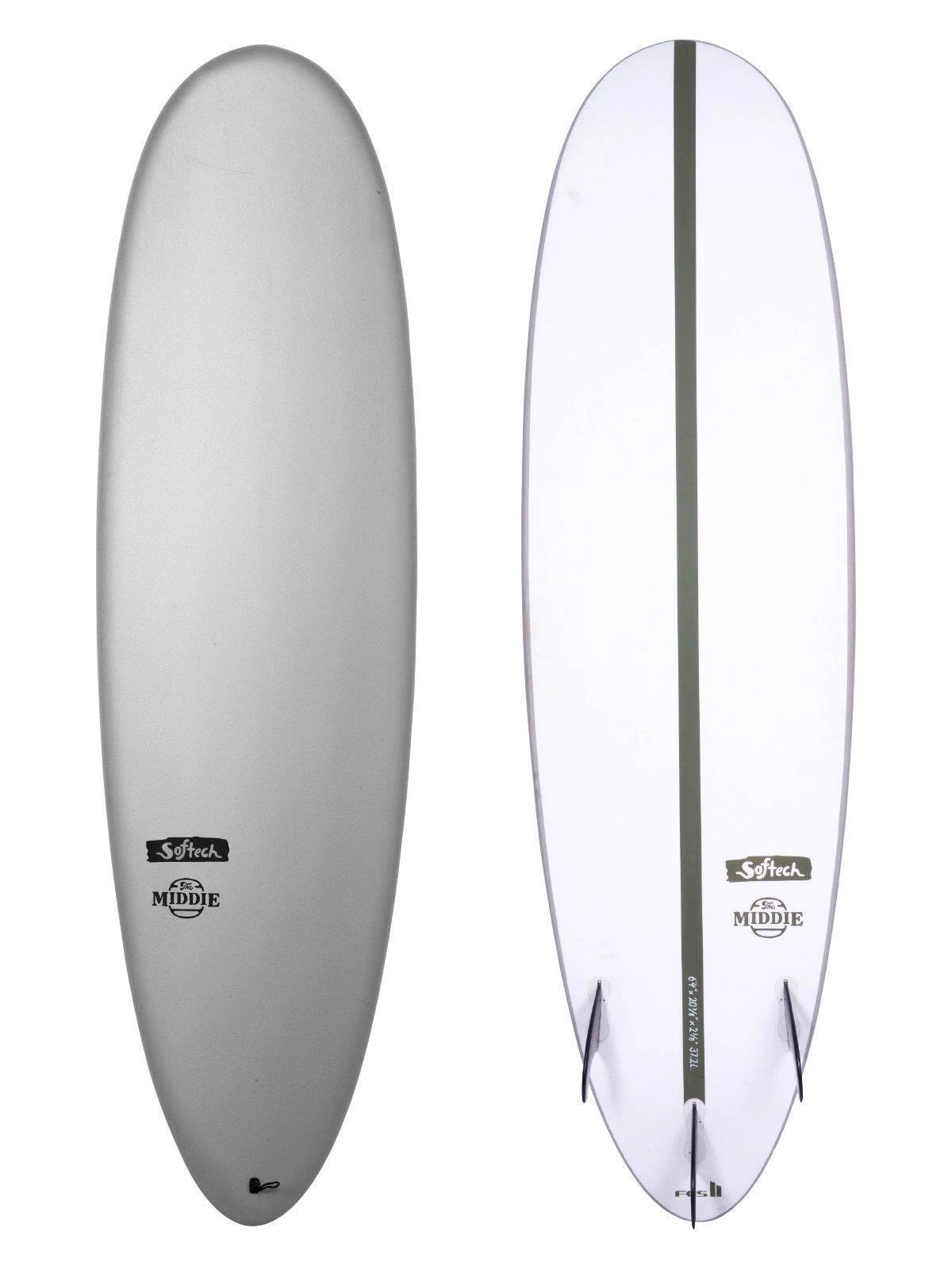 SOFTECH SOFT SURFBOARD Middie Epoxy Thruster - 6'10 4 SOFTECH SOFT SURFBOARD Middie Epoxy Thruster - 6'10 - Image 3